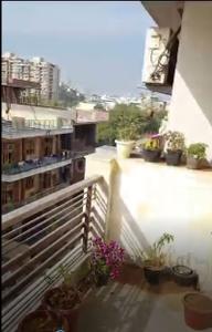Balcony Image of 1000 Sq.ft 2 BHK Independent House for rent in Sector 52 Gurgaon for Rs. 26000