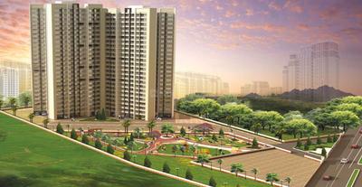 Balcony Image of 625 Sq.ft 1 BHK Apartment / Flat for sale in Gajra Bhoomi Lawns, Shilgaon Thane for Rs. 4050000