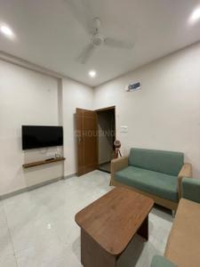 Hall Image of 650 Sq.ft 1 BHK Penthouse for rent in Mahalakshmi Nagar Indore for Rs. 19000