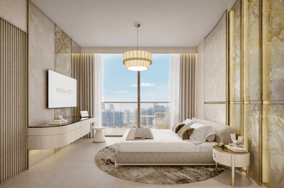 Bedroom Image of 398 Sq.ft 1 RK Apartment / Flat for sale in Dubailand Dubai for Rs. 19194754