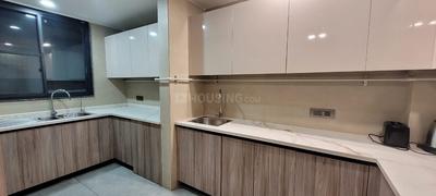 Kitchen Image of 1990 Sq.ft 3 BHK Builder Floor for rent in Greater Kailash I New Delhi for Rs. 225000