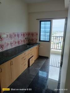 Kitchen Image of 1200 Sq.ft 2 BHK Apartment / Flat for rent in Krishna Muskan City Phase One Duplex, Raksha Jabalpur for Rs. 11000