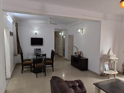 Living Room Image of 1675 Sq.ft 3 BHK Apartment / Flat for rent in Rohtas Plumeria Homes, Gomti Nagar Lucknow for Rs. 36000