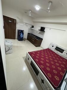 Bedroom Image of 450 Sq.ft 1 RK Studio for rent in Gera World Of Joy, Upper Kharadi Pune for Rs. 25000