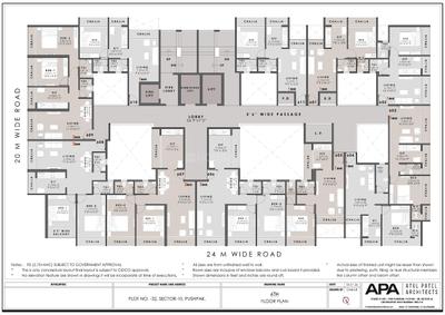 Image of 710 Sq.ft 1 BHK Apartment / Flat for sale in Pushpak Nagar, Navi Mumbai for Rs. 4400000