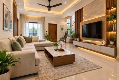 Hall Image of 1500 Sq.ft 3 BHK Villa for sale in Naikkanal Thrissur for Rs. 6050000