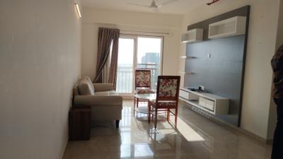 Living Room Image of 850 Sq.ft 2 BHK Apartment / Flat for rent in Shapoorji Pallonji BKC 28, Bandra East Mumbai for Rs. 120000