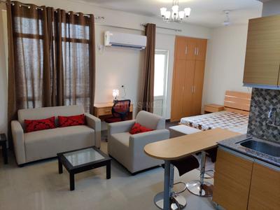 Hall Image of 535 Sq.ft 1 RK Studio for rent in Supertech Czar Suites, Omicron I Greater Noida for Rs. 17500