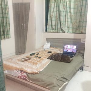 Bedroom Image of 700 Sq.ft 1 BHK Apartment / Flat for rent in Pimple Gurav Pune for Rs. 18500