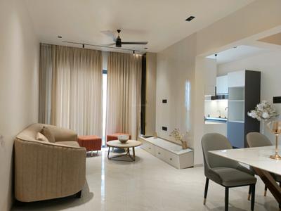 Living Room Image of 1080 Sq.ft 2 BHK Apartment / Flat for sale in Ikon Queens Tower, Mohammed Wadi Pune for Rs. 7400000