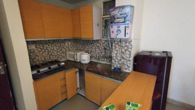 Kitchen Image of 535 Sq.ft 1 RK Apartment / Flat for rent in Supertech Czar Suites, Omicron I Greater Noida for Rs. 18000