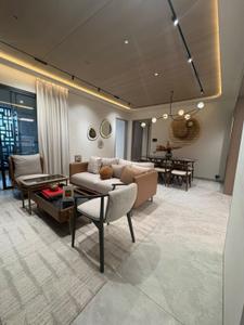 Living Room Image of 1680 Sq.ft 3 BHK Apartment / Flat for sale in Kunal The Canary Sky Oasis Phase 1, Balewadi Pune for Rs. 17500000