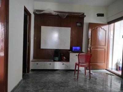 Living Room Image of 600 Sq.ft 1 BHK Apartment / Flat for rent in Marathahalli Bengaluru for Rs. 25000