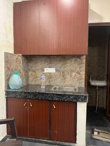 Kitchen Image of 300 Sq.ft 1 RK Builder Floor for rent in Patel Nagar New Delhi for Rs. 14000