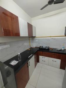 Kitchen Image of 1200 Sq.ft 3 BHK Apartment / Flat for rent in Adani Amogha, Shantigram Ahmedabad for Rs. 28000