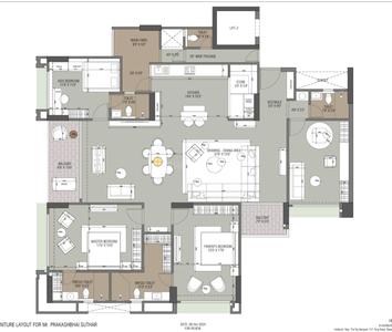 Image of 3852 Sq.ft 4 BHK Apartment / Flat for sale in Sparsh Skyline, Gujarat International Finance Tec City, Gandhinagar for Rs. 32100000