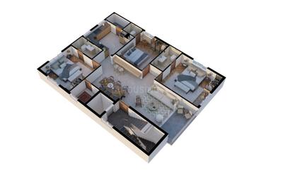Floor Plan Image of 1546 Sq.ft 3 BHK Apartment / Flat for sale in Kovilambakkam Chennai for Rs. 12877200