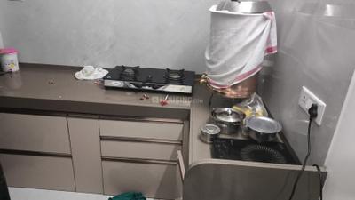 Kitchen Image of 1003 Sq.ft 2 BHK Apartment / Flat for rent in Ten United Athashri, Lohegaon Pune for Rs. 23000