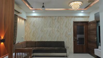 Living Room Image of 1125 Sq.ft 2 BHK Apartment / Flat for rent in Shripad Residency, Gota Ahmedabad for Rs. 30000