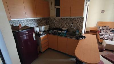 Kitchen Image of 545 Sq.ft 1 RK Studio for rent in Supertech Czar Suites, Omicron I Greater Noida for Rs. 17000