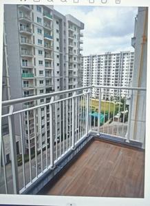 Balcony Image of 1355 Sq.ft 2.5 BHK Apartment / Flat for rent in L And T Raintree Boulevard, Sahakara Nagar Bengaluru for Rs. 57000