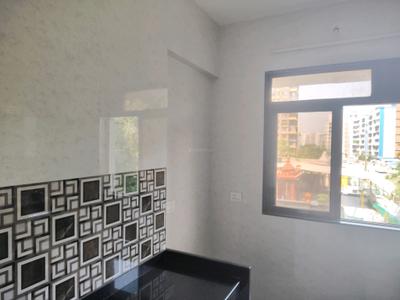 Kitchen Image of 550 Sq.ft 1 BHK Apartment / Flat for rent in K M Horizon Exotica, Kasarvadavali Thane for Rs. 20999