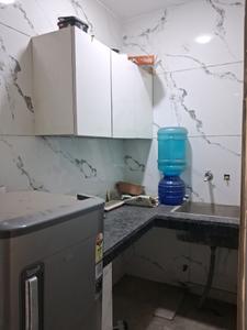 Kitchen Image of 400 Sq.ft 1 RK Builder Floor for rent in Baljit Nagar New Delhi for Rs. 13000