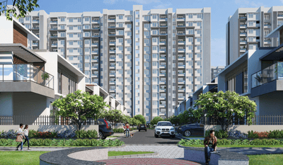 Image of 1000 Sq.ft 2 BHK Apartment / Flat for sale in Kharadi, Pune for Rs. 8400000