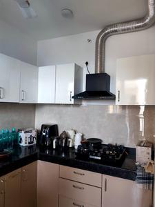 Kitchen Image of 1099 Sq.ft 2 BHK Apartment / Flat for rent in Rishita Manhattan, Gomti Nagar Extension Lucknow for Rs. 35000