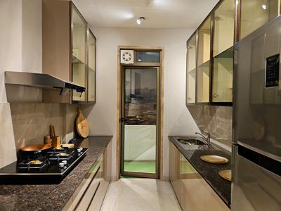 Kitchen Image of 830 Sq.ft 2 BHK Apartment / Flat for sale in Monte South, Byculla Mumbai for Rs. 30000000