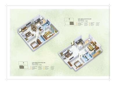 Image of 1255 Sq.ft 3 BHK Apartment / Flat for sale in Medahalli, Bengaluru for Rs. 7250000