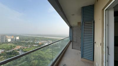 Balcony Image of 1380 Sq.ft 2 BHK Apartment / Flat for rent in Supertech Supernova, Sector 94 Noida for Rs. 55000