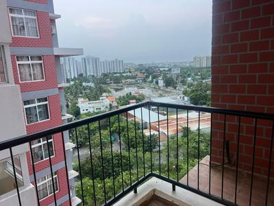 Balcony Image of 1300 Sq.ft 3 BHK Apartment / Flat for rent in Akshaya January, Thaiyur Chennai for Rs. 28000