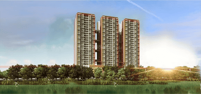 Image of 1410 Sq.ft 3 BHK Apartment / Flat for sale in Duville Riverdale Grand, Kharadi, Pune for Rs. 16500000