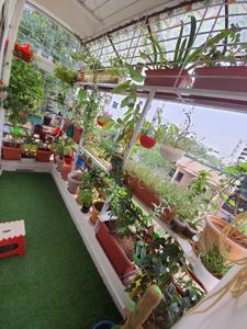 Balcony Image of 940 Sq.ft 2 BHK Apartment / Flat for sale in Keerthi Richmond Villas, Bandlaguda Jagir Hyderabad for Rs. 5500000