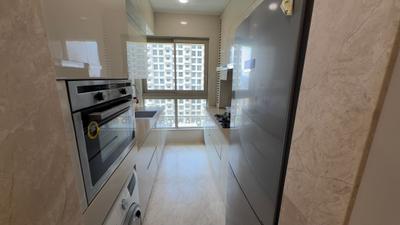 Kitchen Image of 1000 Sq.ft 2 BHK Apartment / Flat for rent in Hiranandani Castle Rock, Powai Mumbai for Rs. 92000