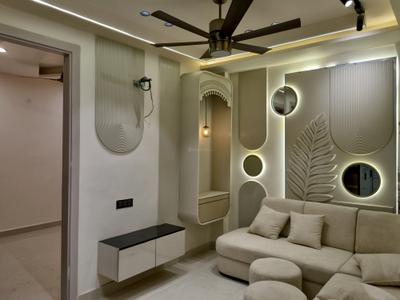 Living Room Image of 850 Sq.ft 3 BHK Apartment / Flat for sale in Dwarka Mor New Delhi for Rs. 5800000