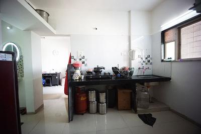 Kitchen Image of 450 Sq.ft 1 BHK Apartment / Flat for sale in Pimpri Pune for Rs. 3900000