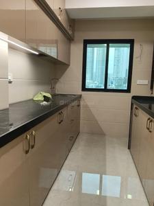 Kitchen Image of 800 Sq.ft 2 BHK Apartment / Flat for rent in Dharmesh Om Sai Tower, Dahisar West Mumbai for Rs. 43000