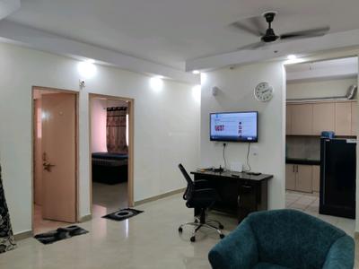 Living Room Image of 1050 Sq.ft 2.5 BHK Apartment / Flat for rent in UPAVP Ganga Yamuna And Hindon Enclave, Siddharth Vihar Ghaziabad for Rs. 28000