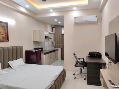 Bedroom Image of 780 Sq.ft 1 RK Builder Floor for rent in DLF Phase 5 Gurgaon for Rs. 25000