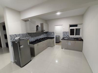 Kitchen Image of 2400 Sq.ft 4 BHK Apartment / Flat for rent in SJR Vogue Residences, Whitefield Bengaluru for Rs. 115000