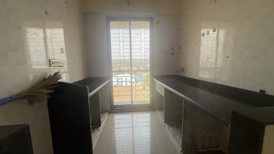 Kitchen Image of 660 Sq.ft 1 BHK Apartment / Flat for rent in Bhagwati Neelkanth Heights, Kalamboli Navi Mumbai for Rs. 20000