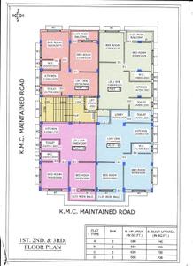 Image of 596 Sq.ft 2 BHK Apartment / Flat for sale in Pabitra Ananda Bhawan, Paschim Barisha, Kolkata for Rs. 2831000