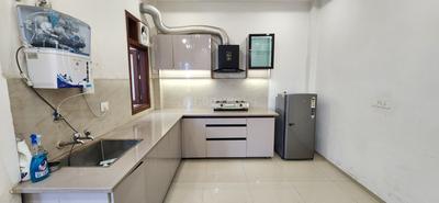 Kitchen Image of 800 Sq.ft 1.5 BHK Builder Floor for rent in Mahanagar Colony Bareilly for Rs. 16500
