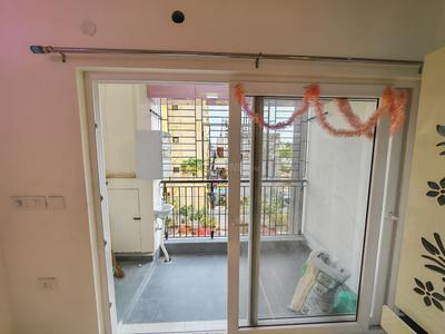 Balcony Image of 601 Sq.ft 1 BHK Apartment / Flat for rent in Olympia Opaline, Navalur Chennai for Rs. 29000