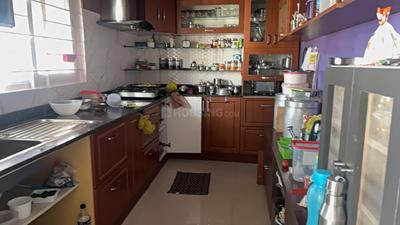 Kitchen Image of 1200 Sq.ft 2 BHK Builder Floor for rent in Kasturi Nagar Bengaluru for Rs. 45000