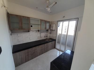 Kitchen Image of 980 Sq.ft 2 BHK Apartment / Flat for rent in LMS Finswell, Viman Nagar Pune for Rs. 45000