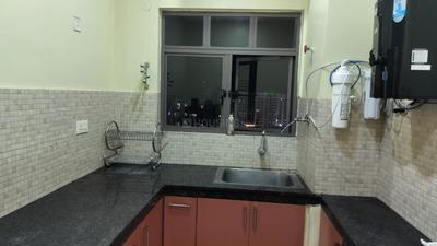 Kitchen Image of 1010 Sq.ft 2 BHK Apartment / Flat for rent in Siddha Galaxia, Rajarhat Kolkata for Rs. 28999