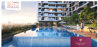 Image of 1040 Sq.ft 2 BHK Apartment / Flat for sale in Shree Signature Park E F I And J Buildings, Thergaon, Pune for Rs. 8000000